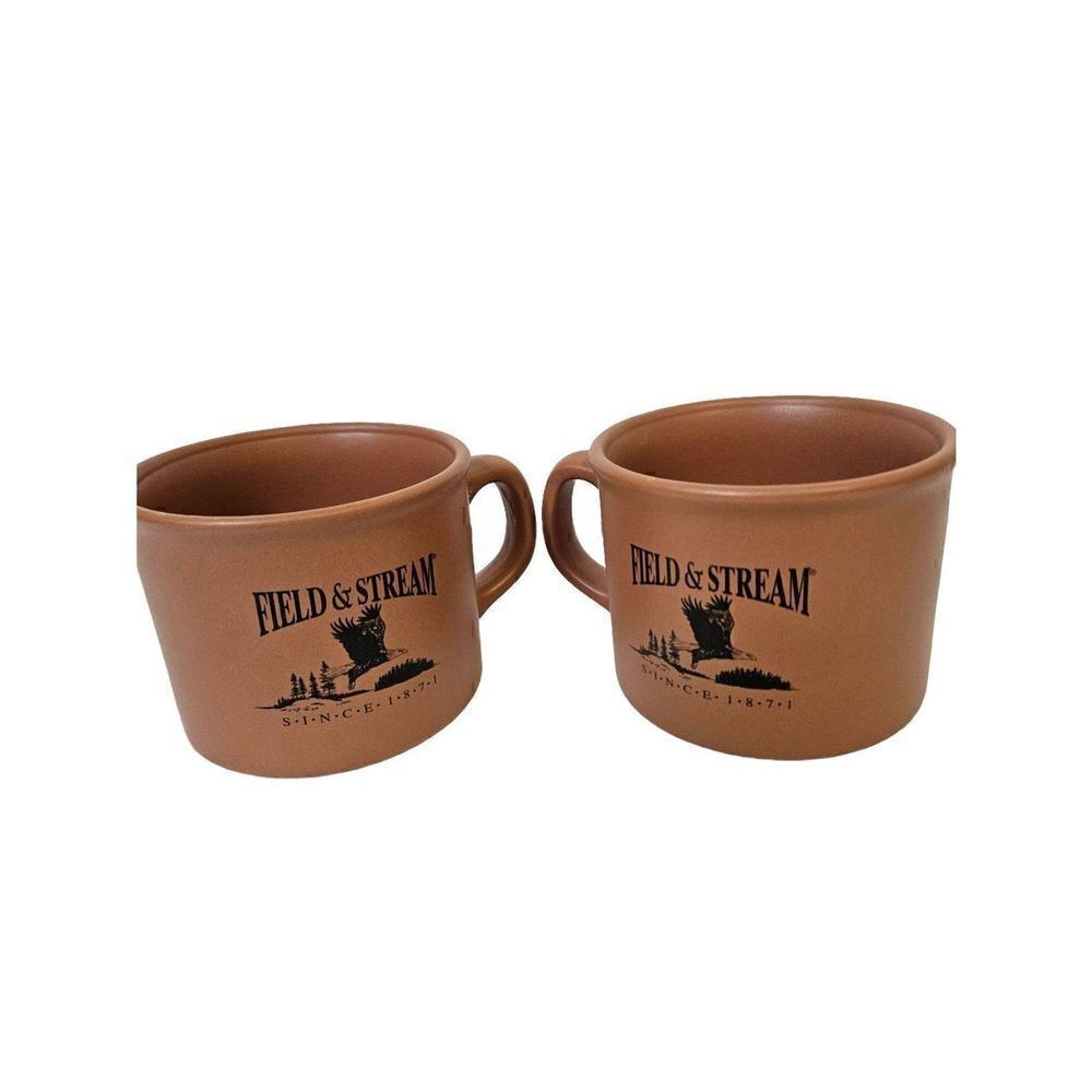 Field and Stream mugs. Set of 2 with eagle design. - Picture 4 of 6